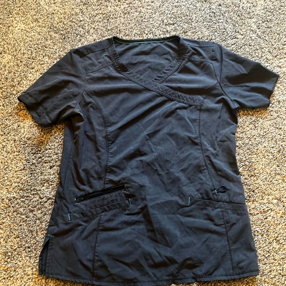 Stretchy scrub top
